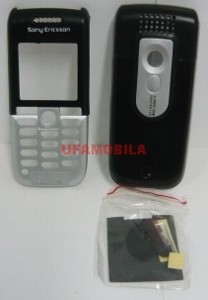 Сменная панель для SonyEricsson K300 серебро-черный