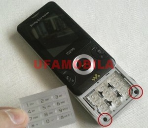 Сменная панель для SonyEricsson W205 черный