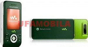 Сменная панель для SonyEricsson W580/W580i зеленый