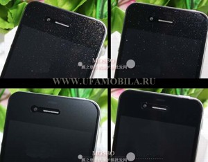Защитная плёнка iPhone 5 с блёсками