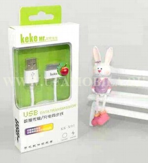 Дата-кабель USB iPhone 4G/4S KeKe Оriginal