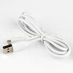 Кабель удлинитель USB - microUSB 1м белый