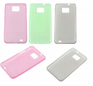 Чехол накладка Samsung i9100/Galaxy S2 ультратонкая матовая (8 цветов)