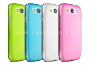 Чехол накладка Samsung i9300/Galaxy SIII ультратонкая матовая (8 цветов)